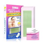 72 bandes de cire � l�vres petites pour epilation des femmes