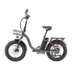 750w vlo electrique pliable 48v 15ah 7 vitesses / top 27. 9mph 20  4. 0 pneus larges autonomie 100km ...