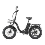 750w vlo electrique pliable 48v 15ah 7 vitesses / top 27. 9mph 20  4. 0 pneus larges autonomie 100km ...