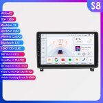 8 + 128g android 12 pour peugeot 407 cc sw 407cc 2004 - 2011 autoradio voiture st�r�o multim�dia vid�o ...