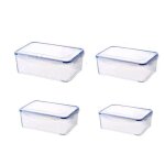 8 boîtes de rangement empilables avec couvercles Étanches ? bocaux pour aliments micro - ondes réfrigérateur ... 8 boîtes de rangement empilables avec couvercles Étanches ? bocaux pour aliments micro - ondes réfrigérateur ...