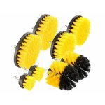 Accessoire de nettoyage - agt - 8 brosses pour perceuse - mandrin  serrage rapide - filaire - occasionnel ...