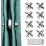 8 paires aimant pour rideauxaimants bouton de rideauattaches magn�tiques pour rideaux pour rideaux de ...