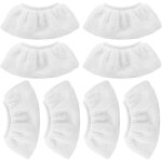 8 pcs bonnettes microfibre pour k�rcher chiffons pour buse � main accessoire pour nettoyeurs vapeur sc ...