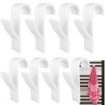 8 pcs crochet radiateur rond crochet � serviettes blanc crochet serviette salle de bain crochet radiateur ...