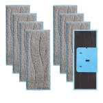 8 pcs lingettes pour irobot braava jet m6 serpillires lavables pour irobot m6134 serpilleres rutilisables ...