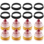 8 pcs moule À gâteau perforé cutter gâteau anneaux gâteau mousse moule rond - forme cookie cutters cercle ... 8 pcs moule À gâteau perforé cutter gâteau anneaux gâteau mousse moule rond - forme cookie cutters cercle ...