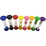 8 pcs sablier color� horloge de sable horloge de cuisine gestion du temps comprenant 10 / 15 / 30 secondes ...