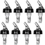 8 pi�ces becs verseurs pour bouteilles 2cl bouchons doseurs automatiques distributeur dalcool auto - ...