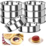 8 pices cercle patisserie 10. 5cm emporte piece rond cercle a patisserie en acier inoxydablecercle  ...