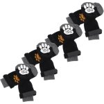 8 pi�ces chaussettes chien antid�rapantes coton pour et grandes protection chaude lavables et rempla�ables ...