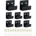 8 pi�ces crochets mural robustes avec vis support robuste en acier inoxydable pour afficher les carreaux ...