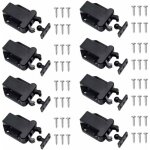 8 pi�ces loquets � lib�ration tactile loqueteau pousse lache loquets de porte non magn�tiques pour placard ...
