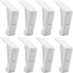 8 pièces pinces à nappe en plastique blanc pour table dextérieur - pinces réglables à ressort pour nappe ... 8 pièces pinces à nappe en plastique blanc pour table dextérieur - pinces réglables à ressort pour nappe ...
