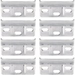 8 pi�ces support rail armoire rail de suspension fixation plaque support placards meubles pour suspension ...