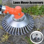 8 pouces coupeur de brosse de tondeuse  gazon de tte de trimmer dherbe de brosse de roue de fil dacier ...