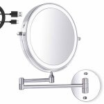 8 pouces led miroir maquillage mural miroir grossissant lumineux 1x / 7x grossissement 3 couleurs de ... 8 pouces led miroir maquillage mural miroir grossissant lumineux 1x / 7x grossissement 3 couleurs de ...