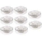 8 rehausseurs lit meuble transparents - pieds meubles ajouter hauteur rond