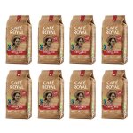 8 x 500 gr - caf� royal peru crema bio - caf� torr�fi� en grains 100% arabica - intensit� 3 / 5 - certifi�s ...