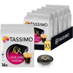 80 dosettes caf long intense lor compatibles avec les machines 80 cafs intense et cors 5 packs de ...