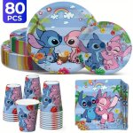 80 pcs de vaisselle assiette anniversaire stitch les amateurs de stitch enfants fête assiettes en carton ... 80 pcs de vaisselle assiette anniversaire stitch les amateurs de stitch enfants fête assiettes en carton ...