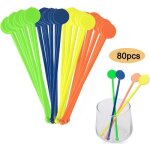 80pcs cocktail bton dagitation spirale boisson remuer swizzle btons bar cocktail boissons tige de mlange ...
