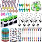 80pcs jouet de cadeaux deco anniversaire foot avec ballon porte cls bracelet en silicone sifflets medailles ... 80pcs jouet de cadeaux deco anniversaire foot avec ballon porte cls bracelet en silicone sifflets medailles ...