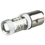 80w ba20d h6 blanc 16 led moto moto / mobylette / atv ampoule de phare