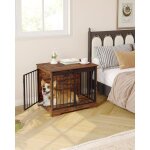81cm cage pour chiens table d?appoint niche moderne pour chiens cage pour chiots2 portes 55 x 81 x 675 ...