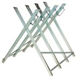 84 x 80 x 80cm chevalet de sciage oobes porte bche en mtal rglable