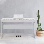 88 touches piano lectrique blanc avec banquette de piano pliante relevable