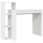 891493& bureau - travail - dtude dordinateur blanc - bois - panneaux de particules compact rangement ...