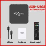 8g - 128g - botier smart tv mxq pro s905l hd 3d android 11. 1 4k lecteur multimdia avec wifi 2. 4g sans ...
