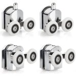8pcs roulettes de porte de douche 23mm roulettes de rechange pour porte de douche coulissante convient ... 8pcs roulettes de porte de douche 23mm roulettes de rechange pour porte de douche coulissante convient ...