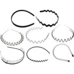 8pcs spiral waved hair hoops portable unisexe bandeau de sport pour hommes bandeau - serre - tete - headband ...