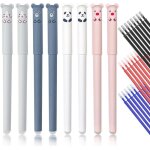 8pcs stylo effacablesstylos  encre effaable 0. 35mm avec 24pcs recharges pour enfants tudiants adultescrayo ...