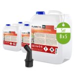 8x 5 l bioéthanol à 100% dénaturé flambiol® en bidon de 5 l 8x 5 l bioéthanol à 100% dénaturé flambiol® en bidon de 5 l