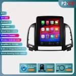 9. 7 pouces android 13 gps autoradio pour hyundai santa fe 2 2006 - 2012 ai carplay 2g + 32g stro 2din ...