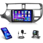 9 autoradio [4 + 64g] android pour kia rio 2012 - 2015 carplay / android auto sans filmirror link32eq ...