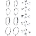 9 paires boucles doreilles ensembles pour femme lot boucles doreilles acier inoxydable plaqué or 14k ... 9 paires boucles doreilles ensembles pour femme lot boucles doreilles acier inoxydable plaqué or 14k ...