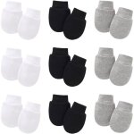 9 paires de gants pour nouveau - n�s gants anti - griffures gants en coton unisexes adapt�s aux b�b�s ...