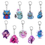 9 pcs accessoires kpop demon hunters porte - clés acrylique pour porte - clés pendentif à suspendre pour ... 9 pcs accessoires kpop demon hunters porte - clés acrylique pour porte - clés pendentif à suspendre pour ...
