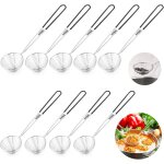 9 pcs passoire  fondue passoire de cuisine en acier inoxydable avec poignes passoire de cuisine  mailles ...