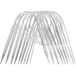 9 pices aiguilles  tricoter circulaire 2. 5mm - 10mm - numro de modle grav - aiguilles circulaires ...