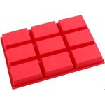 9 trou rectangulaire en silicone moule de cuisson trou rectangulaire de cuisson en silicone moule  cake ...