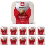 90 coffee balls illy classico - boules de caf 100% compostable - compatible avec la machine  caf coffeeb ...