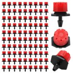 90 goutteurs dirrigation r�glables 360� - micro - arroseurs 1 / 4 pour tuyau 4 / 7 mm d�bit jusqu� 70 ...