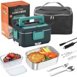 90w lunch box lectrique 2. 5l pour voiture et camion et bureauacier inox 220v bote  repas 25l avec ...