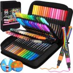 96 couleurs feutre acryliquemarqueur peinture acrylique avec pointe moyenne 3mmacrylic paint marker pour ...