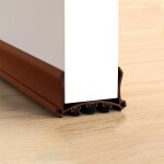 Boudin de porte autocollant feutre 96 cm marron ? isolation phonique et �tanch�it�